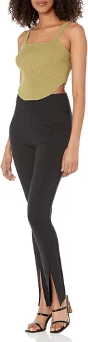 Vista 3 de The Drop Hudson - Corsé de suéter con cuello cuadrado para mujer