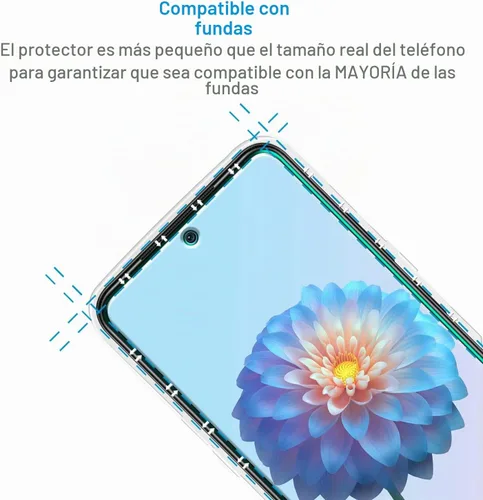 Vista 6 de Protector de pantalla para Xiaomi Redmi Note 11/11S 4G/Poco M4 Pro