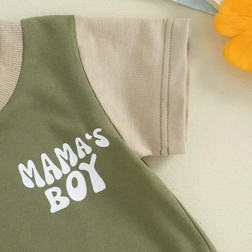 Vista 4 de Twopumpkin Verano Niño Niño Ropa de Bebé Camisetas de Manga Corta Top Y Pantalones Cortos Infantil Traje Neutral 6 9 12 18 24 Meses 2t