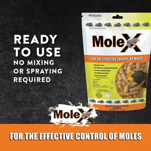 Vista 7 de MouseX MoleX Bolsa de 8 onzas, MoleX totalmente natural, no tóxica