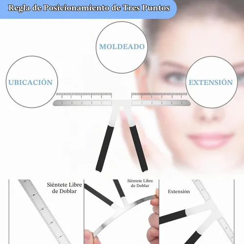 Vista 4 de Kit de microblading para cejas, Atomus Eyebrow Micro Needling Pen Set con tinta de pigmento soporte para tazas de 14 pines, envolturas de plástico