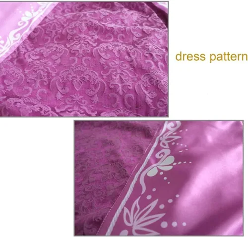 Vista 7 de Vestido morado para Halloween, cosplay, disfraz de princesa Lepe, vestido mágico morado