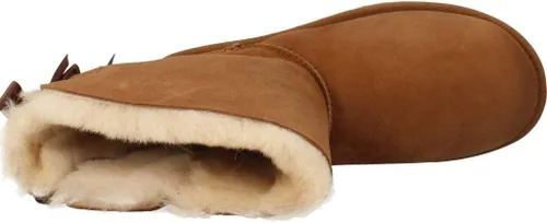 Vista 2 de UGG Bailey Bow II para mujer Castaño