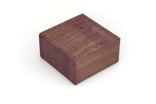 Vista 8 de Exotic Wood Zone Cuenco de madera sin terminar secado al horno, bloques cuadrados de madera dura para entusiastas de la carpintería de bricolaje