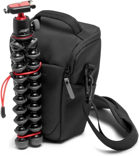 Vista 2 de Manfrotto Advanced Holster M III, funda para cámara sin espejo con lente, bolsa para cámara con soporte para trípode y cubierta para lluvia