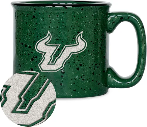 Vista 117 de Rico Industries NCAA Speckle 12oz Laser Engraved Campfire Mug