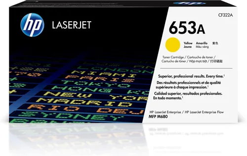 Vista 10 de HP Cartucho de tóner cian 653A Funciona Color LaserJet Enterprise MFP M680 Series CF321A