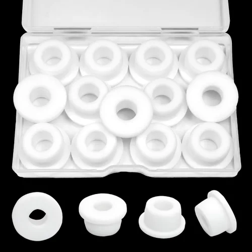 Vista 22 de EASYEAH 65 piezas de arandelas de goma con forma de sombrero de copa para cableado, kit surtido impermeable para alambres, arandelas de goma