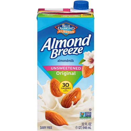Vista 10 de Almond Breeze Leche de almendras sin lácteos sin azúcar original cajas de 32 onzas, 6