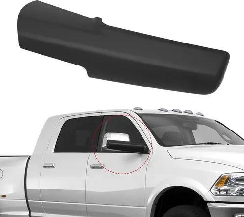 Vista 3 de VIKKSAER 68263393AA Cubierta de brazo delantero para espejo de remolque izquierdo, repuesto para Dodge Ram 2014-2019, 1500 2500 3500