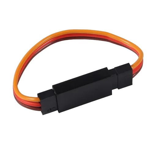 Vista 4 de ACEIRMC Cable de extensión servo de 3 pines hembra a macho conector de cable JR para control remoto de aviones de coche RC (3.9 in)