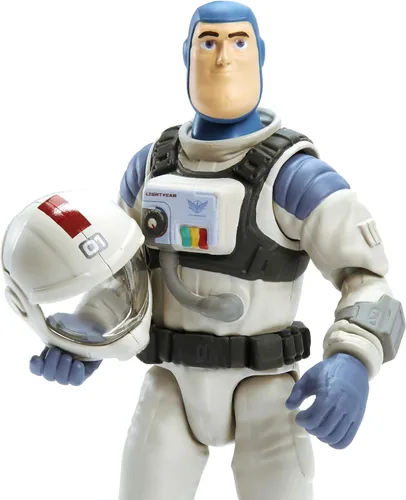 Vista 5 de Mattel Disney y Pixar Lightyear XL-01 Figura de acción de Buzz Lightyear, 12 puntos de articulación y accesorios, escala de 5 pulgadas