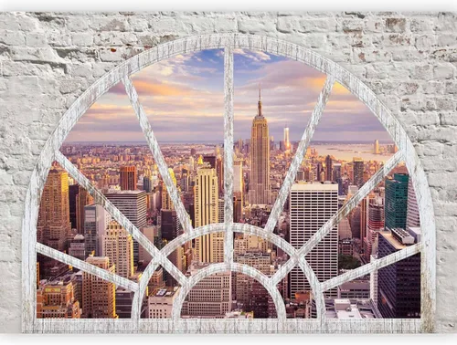 Vista 8 de artgeist Mural de pared prémium de Nueva York, 79 x 55 pulgadas, papel tapiz no tejido, decoración de pared de vellón, impresión fotográfica, diseño