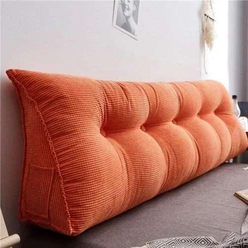 Vista 14 de Cojín triangular de cuña para respaldo de cama, almohada de apoyo de posicionamiento, almohada de lectura para sofá cama, oficina, almohadilla