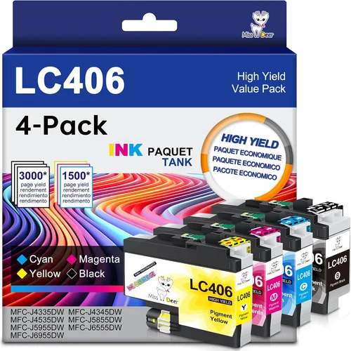 Vista 9 de Miss Deer Paquete de 21 cartuchos de tinta 225 y 226, repuesto compatible para Canon PGI-225 CLI-226 para MG6220 MG6120 MG5320 MG5220 MX882 MX892
