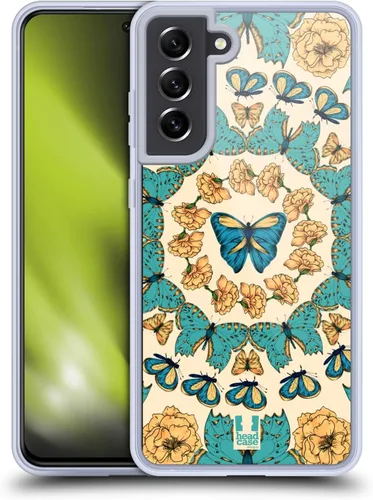 Vista 10 de Head Case Designs Ants Insect Prints Gel Case [Military Grade Protection] Compatible with Samsung Galaxy S21 FE 5G and Compatible with MagSafe