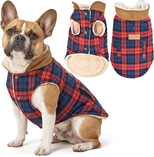 Vista 34 de Parisian Pet Suéteres de Navidad para Perros - Tipo Pullover, Suéter Azul para Perro con Cuello de Tortuga - Suéter Grueso de Punto Trenzado