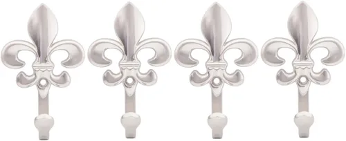 Vista 9 de Ganchos decorativos para toallas de baño, ganchos de pared para abrigos, ganchos de metal resistentes, ganchos colgantes para colgar llaves, bolso