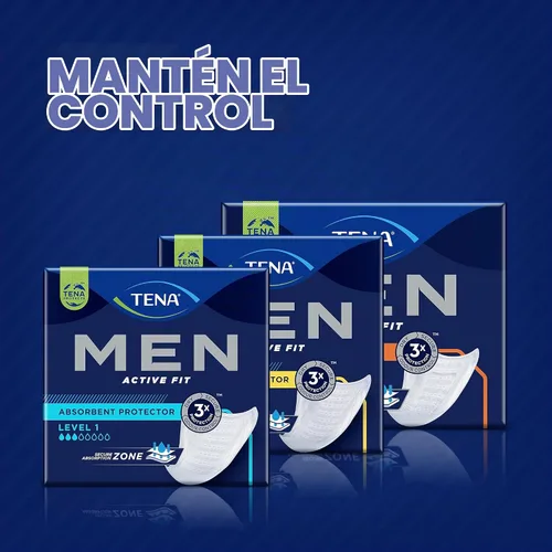 Vista 8 de Tena Protector de incontinencia para hombres, nivel 1, 24 unidades (paquete de 1)