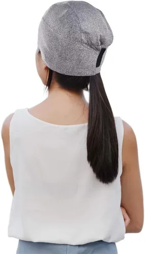 Vista 4 de FOMI Care - Gorro de hielo con cobertura completa de gel para migraña, tapa fría craneal, paquete de recuperación de quimioterapia y dolor de cabeza