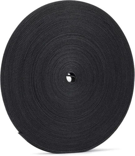 Vista 9 de Bridas de cables de sujeción reutilizables de 1/2 pulgada Cinta de gancho y bucle de doble cara Cinta de gestión de cables (azul 25 yardas)