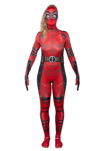 Vista 3 de Disfraz de Traje Zentai Ladypool para Mujer Multicolor