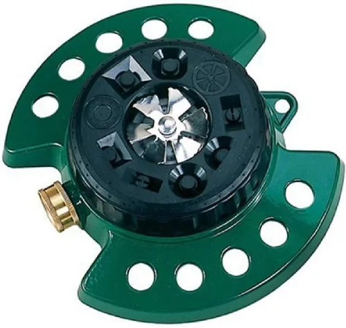 Vista 9 de Dramm ColorStorm - Aspersor de transmisión por engranajes sobre base de metal resistente y duradera, 4 patrones, ideal para áreas pequeñas, medianas