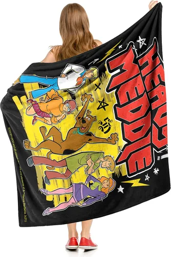 Vista 2 de Northwest Scooby Doo - Manta de seda táctil, 50 x 60 pulgadas, mezcla pesada Heavy Meddle
