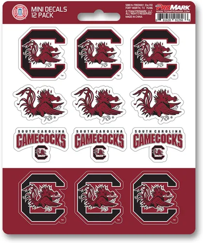 Vista 18 de FANMATS NCAA - Juego de calcomanías unisex para adolescentes, paquete mini de 12