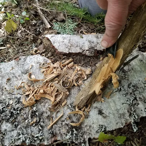 Vista 7 de Hexalite Ferro Rod y FireWick Kit de yesca Varilla ferro hexagonal extra grande de 1/2 x 6 pulgadas de largo Incluye Tinder FireWick Paquete