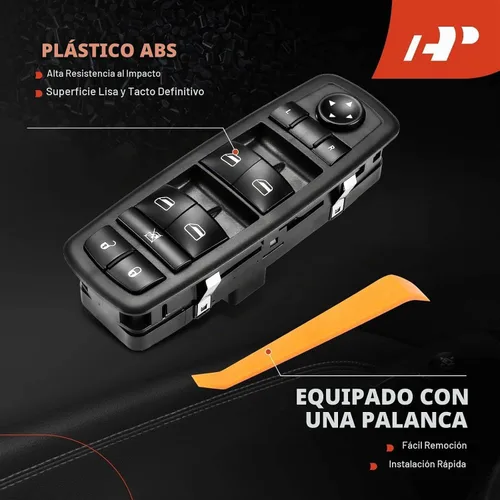 Vista 5 de A-Premium Interruptor de ventana eléctrico maestro de 8+13 pines compatible con Dodge Dart 2013-2016 y Jeep Cherokee 2014-2016 y Chrysler 200