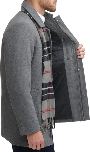 Vista 4 de Dockers Abrigo tipo bufanda Weston de mezcla de lana para hombre