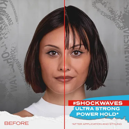 Vista 3 de Wella Shockwaves Power Hold Gel Ultra Fuerte (6.8 fl oz)