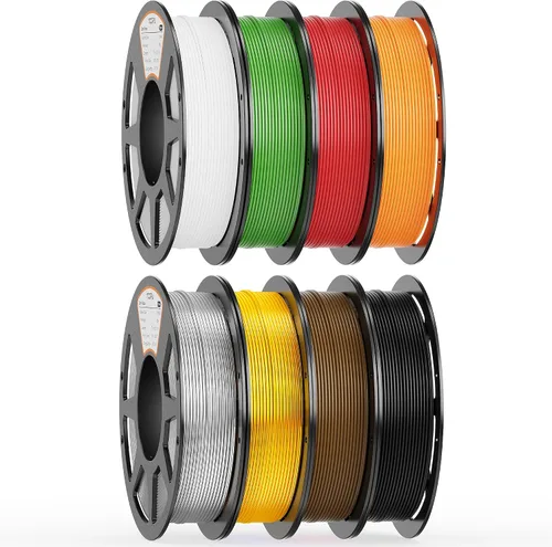 Vista 26 de Paquete de filamento PLA de 0.069 pulgadas, 8 colores vibrantes, apto para Pla Bundle-250gx8-112020006