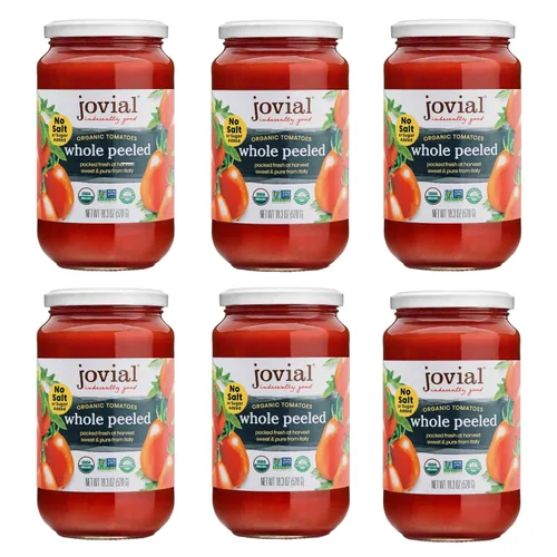 Vista 7 de Jovial Tomates triturados, tomates orgánicos, sin OMG, 18.3 onzas, paquete