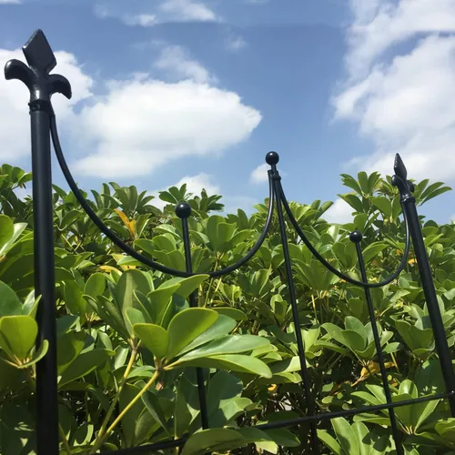 Vista 8 de OUTOUR Rejilla de jardín más grande para soporte de plantas, enrejado de alambre, valla de estaca, 70 x 20 pulgadas, para plantas trepadoras, vides