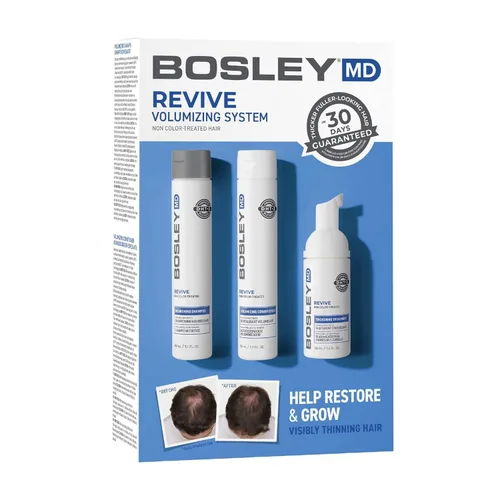 Vista 7 de BosRevive - Acondicionador voluminizador para un cabello notablemente adelgazante, sin tratamiento de color, palma enana americana con bloqueo