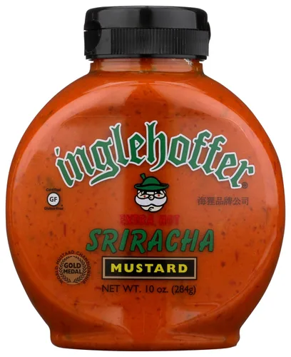 Vista 7 de Inglehoffer Mostaza cremosa de eneldo 9.75 onzas, mostaza salada con eneldo, limón y alcaparras