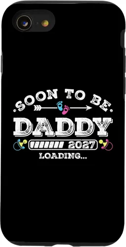 Vista 18 de Soon to Be Daddy 2027 Loading for Pregnancy Announcement Case for iPhone 17