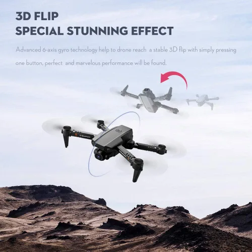 Vista 5 de GoolRC Drone RC con cámara 4K Drone Dual Camera LS-XT6 Track Flight Sensor de gravedad gesto Foto Video Altitud Hold Modo sin cabeza RC Quadcopter
