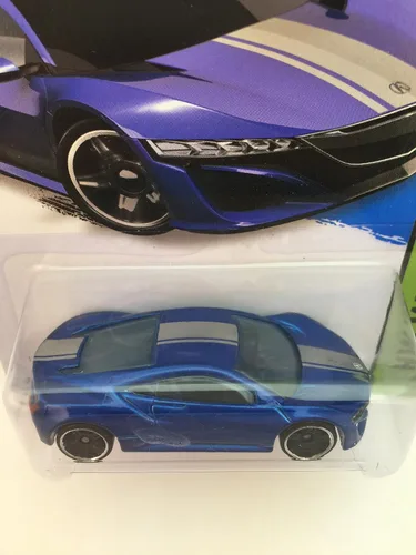 Vista 3 de Hot Wheels 2015 HW Workshop '12 Acura NSX Concept 191/250, azul metálico