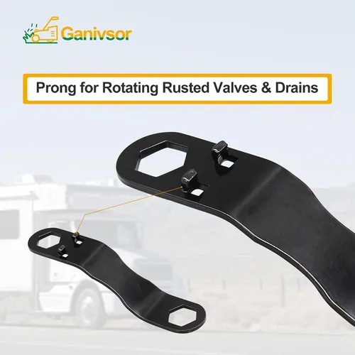 Vista 5 de Ganivsor Kit de tapón y llave de drenaje para calentador de agua para caravana, tapones de drenaje para calentador de agua, adecuado para tapones