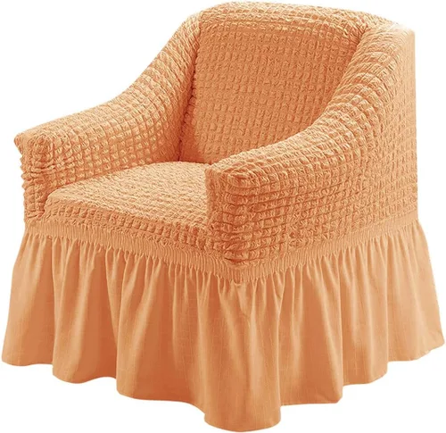 Vista 12 de Qubjus Funda Elástica para Sofá Fundas para Sofá Lavables Funda para Sofá Sillón Cama Protector de Muebles de Fácil Ajuste con Parte Inferior Beige