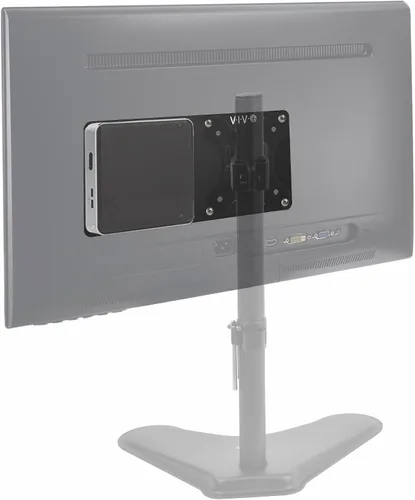 Vista 5 de VIVO Soporte de brazo de acero para Intel NUC, parte posterior del monitor VESA Extensión de montaje de placa metálica, negro, MOUNT-VESA01