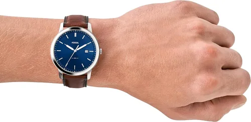 Vista 4 de Fossil - Reloj casual de cuarzo minimalista de acero inoxidable y delgado para hombre