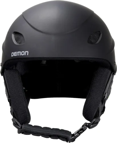 Vista 3 de Demon Phantom Casco con audio Brainteaser y pasamontañas gratis (negro, mediano)