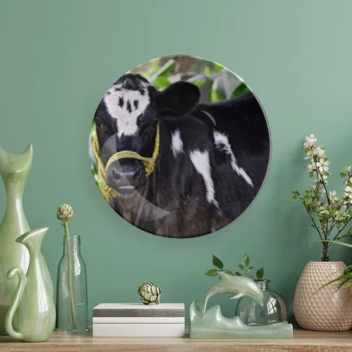 Vista 5 de Plato colgante decorativo de ganado de granja, decoración del hogar, decoración del hogar, recuerdo, arte de pared, placa de cena de cocina, platos