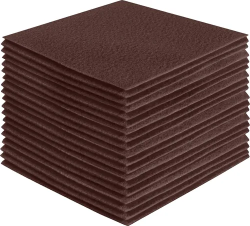 Vista 239 de FabricLA Hojas de fieltro acrílico para manualidades, cuadrados de fieltro precortados suaves de 4 x 4 pulgadas (3.9 in x 3.9 in), utiliza hojas
