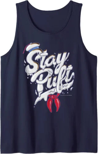 Vista 8 de Ghostbusters Stay Puft Marshmallow - Camiseta sin mangas estilo hombre, Negro, S