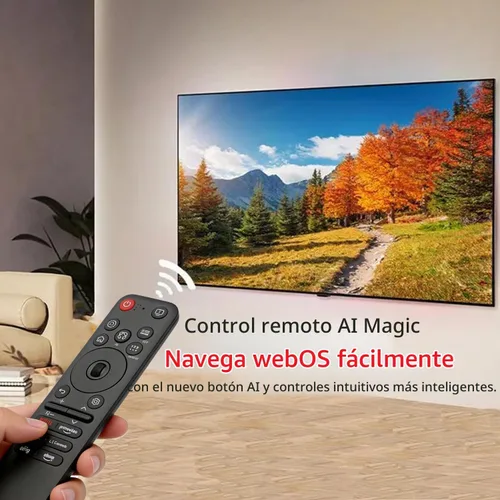 Vista 5 de MR25GA AKB76046602 AI Magic Remote compatible con televisores LG 2019-2025